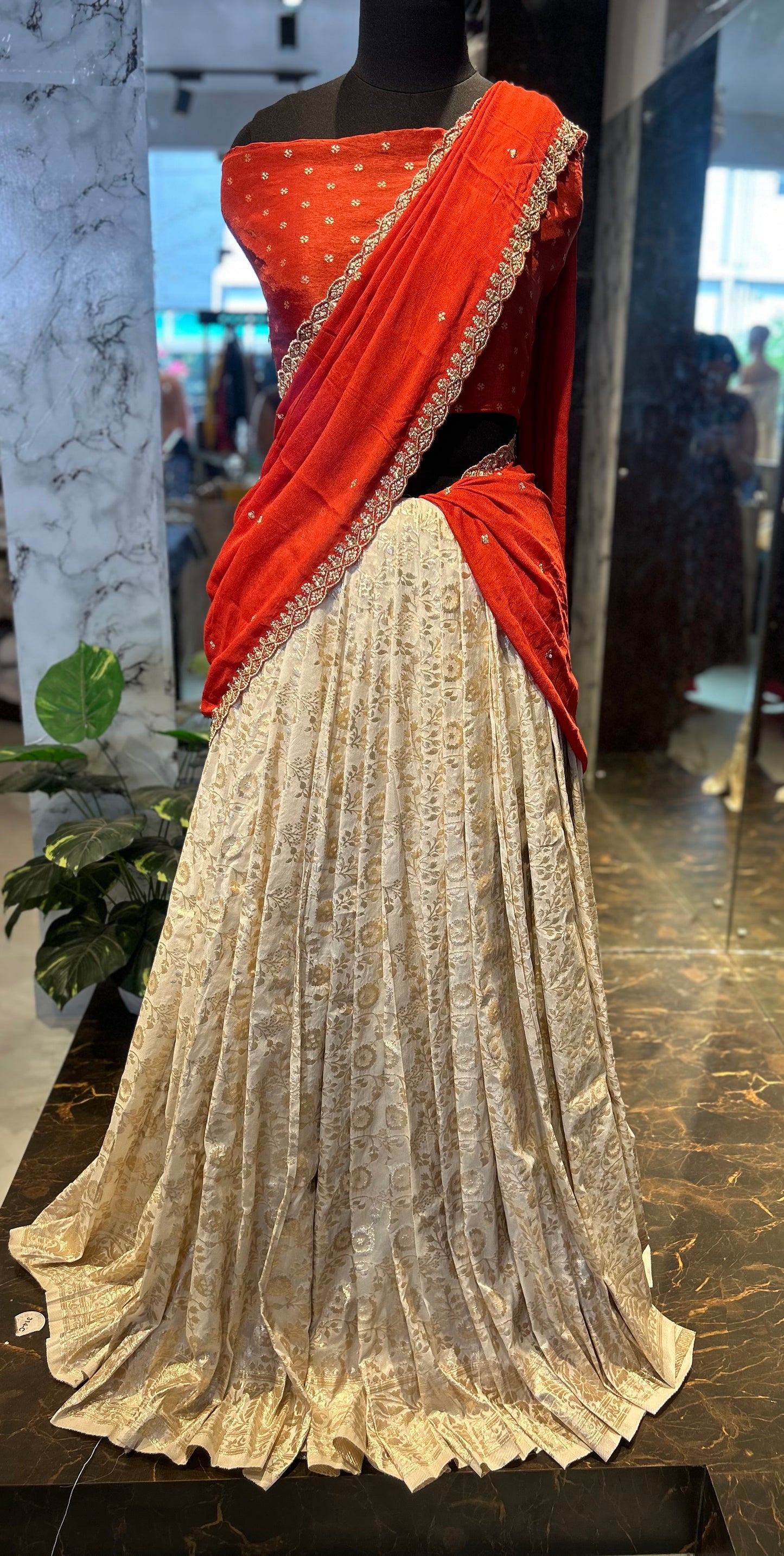 Burnt Orange Dhavani