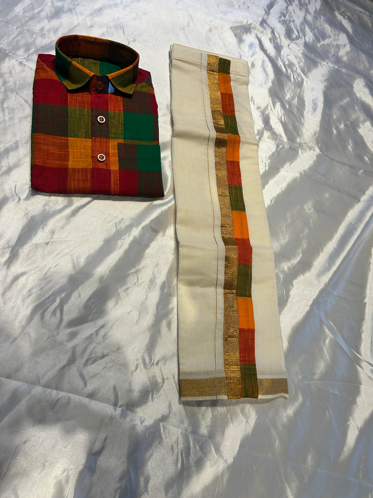 Kids Shirt & Mundu Combo